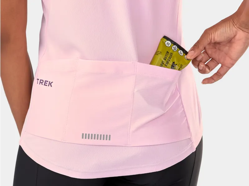 Trek Solstice Women's Short Sleeve Jersey in Blush-3